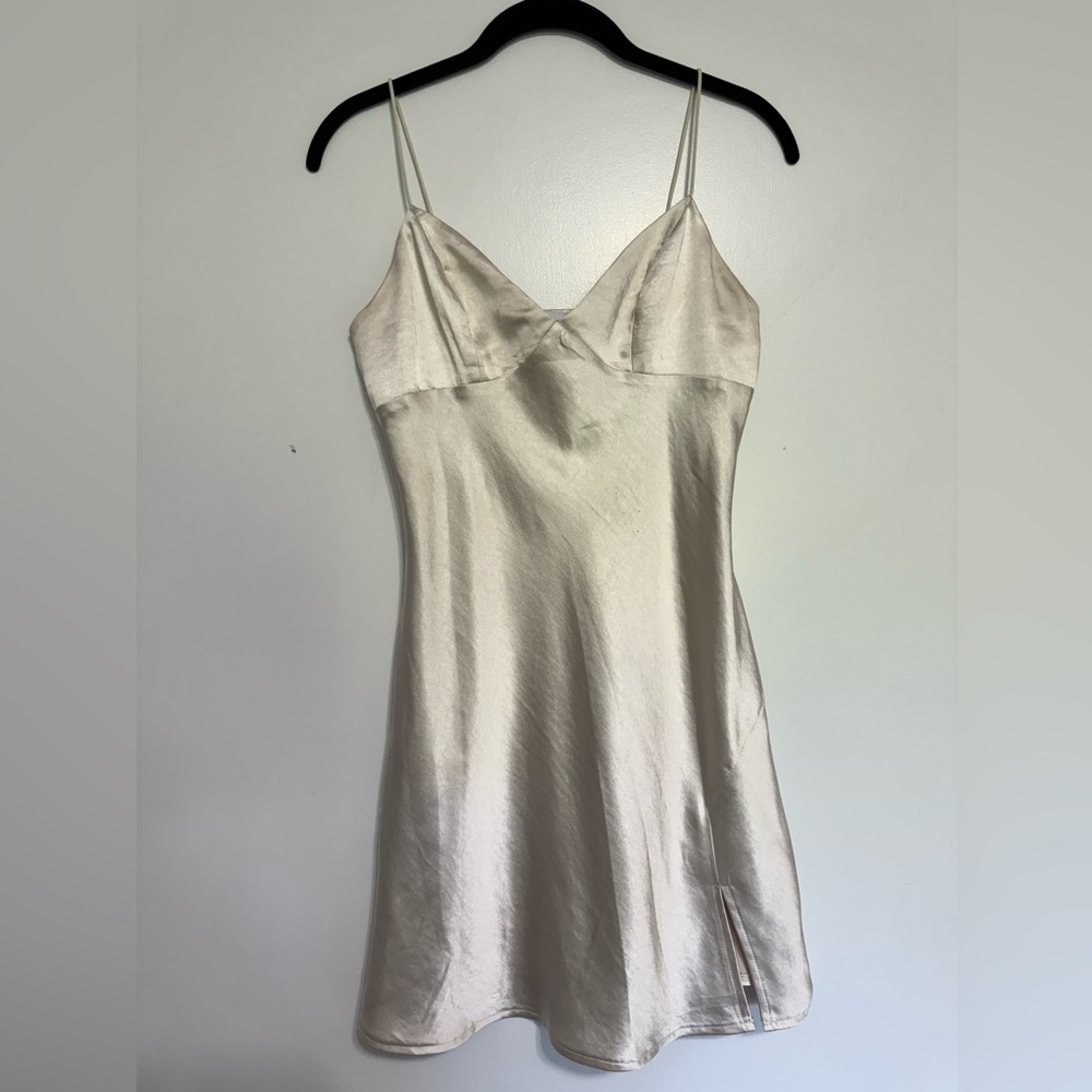 Princess Polly Cream Chemise Satin Slip